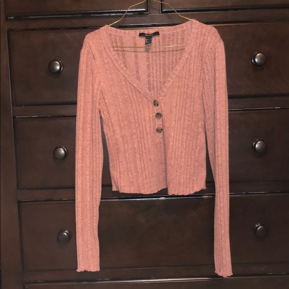 Forever 21 Cropped Sweater - Picture 1 of 3